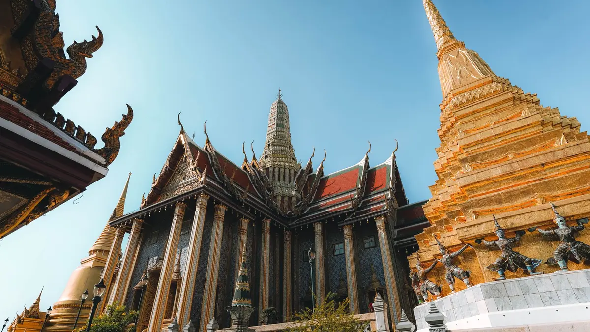 Grand Palace and Wat Phra Kaew temple complex in Bangkok